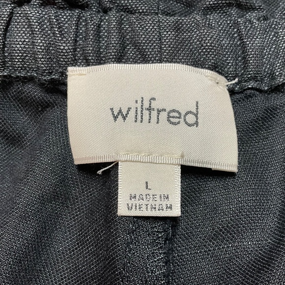Aritzia Wilfred Viscose/Ramie blend joggers, stretch waist with drawstring - Picture 3 of 7